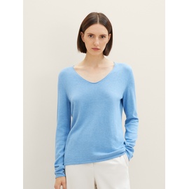 Tom Tailor Basic Pullover Sea Blue Melange XL