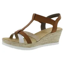 Rieker Keilsandaletten Damen Blau 37