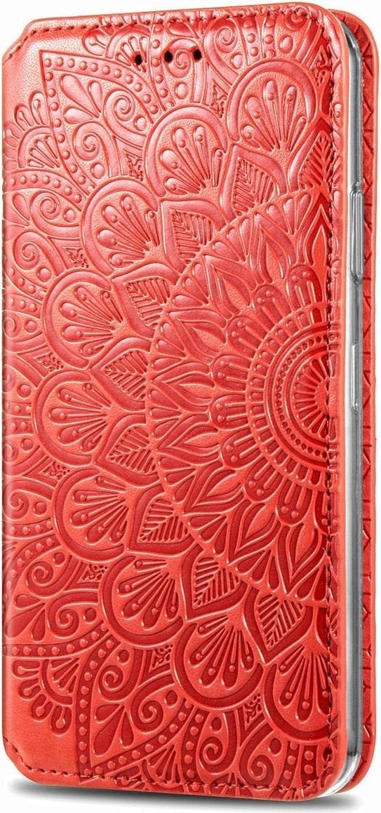 König Design Hülle Handy Schutz für Apple iPhone 7 Case Flip Cover Tasche Etuis Bumper Rot (iPhone SE (2022), iPhone SE (2020), iPhone 8, iPhone 7), Smartphone Hülle, Rot