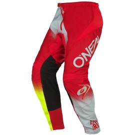 O'Neal Element Racewear V.22 Motocross Hose, rot-gelb, Größe 32/48