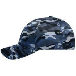 Basecap Camouflage "MB6227" 6-Panel - denim/black