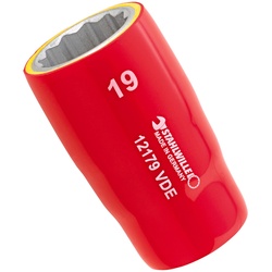 STAHLWILLE 12179 VDE 19mm Steckschlüsseleinsatz Antrieb 12,5mm (1/2") - 03370019