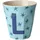 Rice Melamin Buchstabenbecher Stars, L