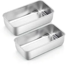 Homikit Kastenform 2er Set Edelstahl 23,5 x 12,6 x 6 cm