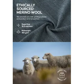 Danish Endurance Damen, Merino Thermounterwäsche Set, - 1-Pack - Cremeweiß - M