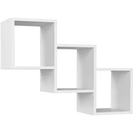 Akord Wandregal 78 x 20 x 55 cm Weiß