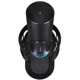 Streamplify MIC PRO RGB Mikrofon, Studioqualität, Fortschrittliche Geräuschunterdrückung, 192kHz/24bit, 10 RGB Lichteffekte, 4 wählbare Richtcharakteristiken