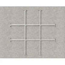 Hörmann Unterkonstruktion 214 x 262 x 4 cm Silber