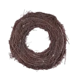 NEU Naturkranz, rosa / glitzer, ∅ 48 cm / Höhe: 8 cm, "Germany", handgefertigt