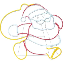 Silhouette "Neoled", Weihnachtsmann