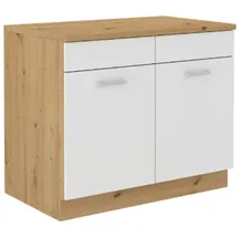 Küchen-Preisbombe Spülenschrank Buffet Küche 100 x 0 x 0 cm Weiß