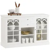SoBuy Sideboard 120 x 78 x 39 cm Weiß