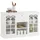 SoBuy Sideboard 120 x 78 x 39 cm Weiß