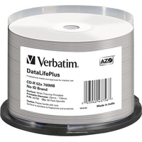 Verbatim CD-R 700MB 52x 50pk Spindle 50 Stück(e)