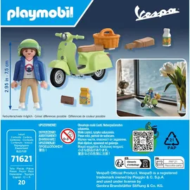 Playmobil 1969 Vespa 150 Sprint Veloce, Hellgrün 71621