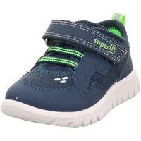 Superfit SPORT7 MINI Sneaker, Blau/Hellgrün 8000, 30 EU