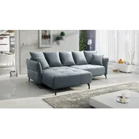 Fun Möbel Ecksofa Schlafsofa Sofa SADIE Stoff Element, Ottomane