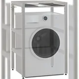 CLP Waschmaschinenregal Gannet weiß