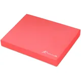 ProsourceFit Exercise Balance Pad – Large Cushioned Non-Slip Foam Mat & Knee Pad for Fitness, Stability Training, Physical Therapy, Yoga 15"x19", Red