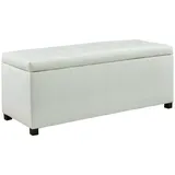 vente-unique Sitzbank Concierto Weiß 130 x 49 x 49 cm