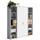 moebel-dich-auf TABOR Aktenschrank 172 x 185 x 33 cm Lichtgrau/Weiß