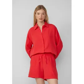 QS Hemdbluse aus Musselin Rot 44