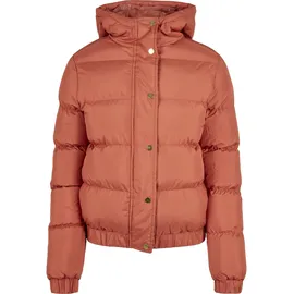 URBAN CLASSICS Hooded Puffer Jacke Red Pale M