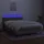 vidaXL Boxspringbett mit Matratze & LED Taupe 140x200 cm Stoff