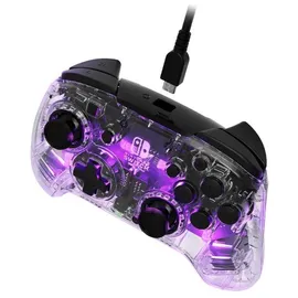 PDP Afterglow Deluxe Controller Transparent Nintendo Switch