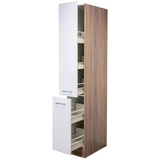 Flex-Well Classic Apotheker-Hochschrank Florida30 cm Weiß-Sonoma Eiche