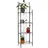 Relaxdays Blumenregal 157 x 44 x 24 cm Schwarz