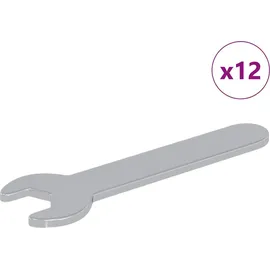 vidaXL Spanner 10 mm Eisen 12 Stück