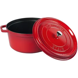 Staub Cocotte 30 cm rund kirschrot