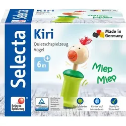 SELECTA 61058 Kiri Vogel, Greifling mit Quietsche, 13 cm