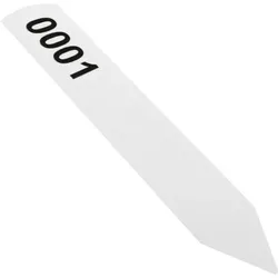 CombiCraft Stecketiketten mit Nummerierung 20x120mm 200μ - 500 Stück