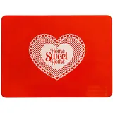 Premier Housewares Set von 4 Tischsets, Home Sweet Home, Kork