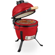 Relaxdays Kamado Grill Ø 32 cm rot