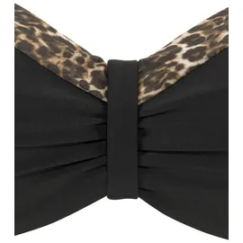LASCANA Bügel-Bandeau-Bikini-Top Damen Schwarz 40 Cup A