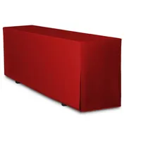 TexDeko Biertischhusse Premium Rot 220 x 70 cm