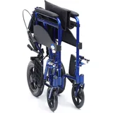 Drive Medical Transportrollstuhl Expedition Plus Faltrollstuhl blau