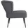 vidaXL Cocktailstuhl Polyester 64 x 73 x 81 cm dunkelgrau