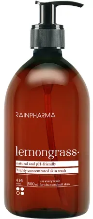 RainPharma Skin Wash Lemongrass Konzentrat Für 1 Jahr Pumpflasche 500ml