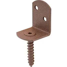 GAH Alberts Flechtzaunhalter L-Form 83 x 30 x 32 mm Rostbraun