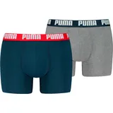 Puma Basic Boxershorts blau XXL 2er Pack
