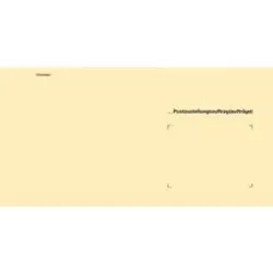Zustellungsumschlag DL 500ST RNK 2047 An Postamt