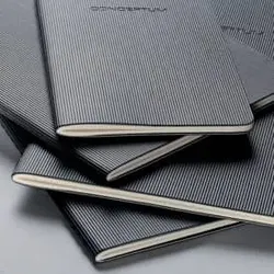 CONCEPTUM Notizheft ca.A4 kariert schwarz CO860 Softcover