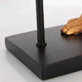 Steinhauer Erdmännchen Tischlampe Gold Schwarz