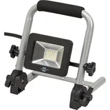 Brennenstuhl LED Baustrahler EL 750 M (10W, 6500K, 900lm, IP65, LED Arbeitsstrahler mit 1,5m Kabel, stufenlos Schwenk- und arretierbar)