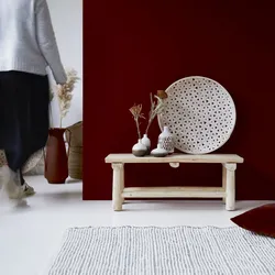 Deko-Bank aus Teakholz 80 Kilim