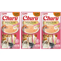 INABA CAT CHURU Lachs-Rezept 12x14g